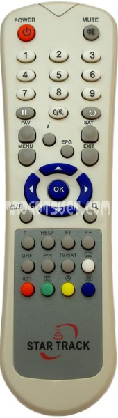 Replacement remote control for Bigsat BS-S67CR