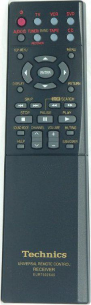 Replacement remote control for Technics SA-DA15