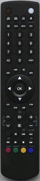 Replacement remote control for Toshiba 26DL934G