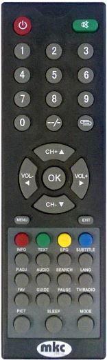 Replacement remote control for Mkc MLD1250AD