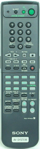 Replacement remote control for Sony STR-DE545
