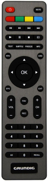 Replacement remote control for Mpman TV237DVD