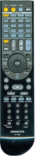 Replacement remote for Onkyo 24140768, RC768M, HTRC270, TXNR708