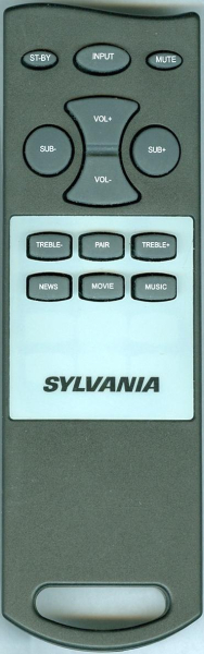 Replacement remote for Sylvania SB374W