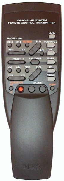 Replacement remote for Yamaha VZ733400, RX596, RAX8