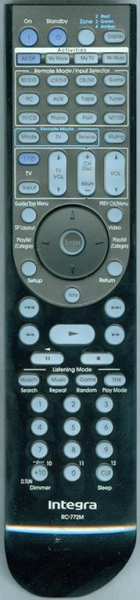 Replacement remote for Integra RC772M, DTR70.2, DHC80.2, DTR50.2, DTR80.2