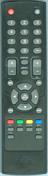Replacement remote for Seiki LC32B56