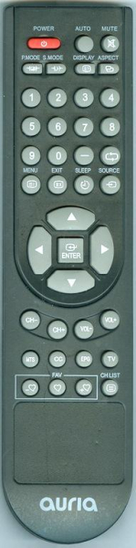 Replacement remote for Auria EQ4088P