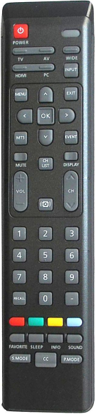 Replacement remote for Acer AT3265