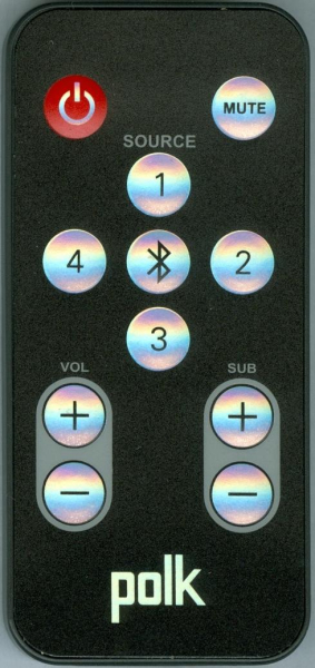 Replacement remote for Polk RE9500-1, SURROUNDBAR 9500BT, SB9500BT