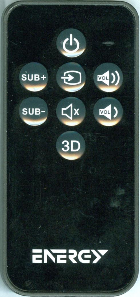 Replacement remote for Energy 1015629, POWER BAR ONE, POWERBAR ONE