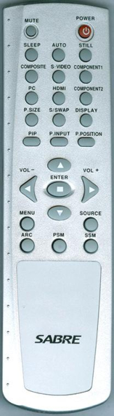 Replacement remote for Sabre PDT423BKA