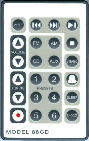 Replacement remote for Cambridge Soundworks 88CD, MODEL 88CD