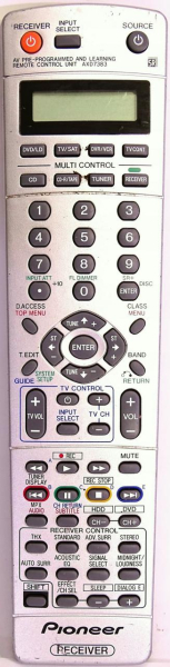 Replacement remote control for Pioneer VSX-1015