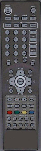 Replacement remote control for DM Tech LT42
