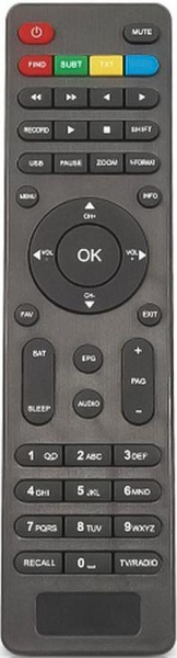 Replacement remote control for Alma S-2110