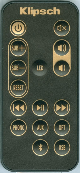 Replacement remote for Klipsch 1062775, R-15PM