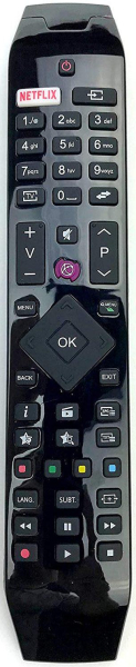Replacement remote control for Telefunken TE48282S25TXK
