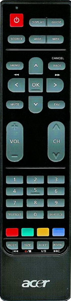 Replacement remote control for Acer M190HQMF