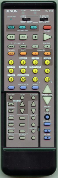 Replacement remote control for Denon AVR-1700