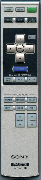 Erstatnings-fjernbetjening til  Sony RM-PJ600