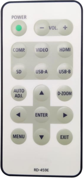 Replacement remote control for Nec NP-L102W
