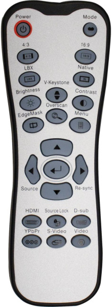 Replacement remote control for Optoma HD65
