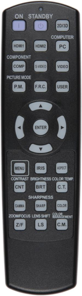 Replacement remote control for Mitsubishi HC9000D