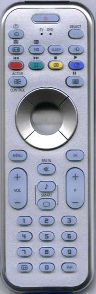 Erstatnings-fjernbetjening til  Philips DVD710001