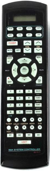 Replacement remote control for B&K AVR202