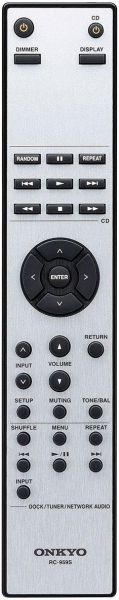 Replacement remote for Onkyo RC-959S 24140959 TX-9150 TX9150