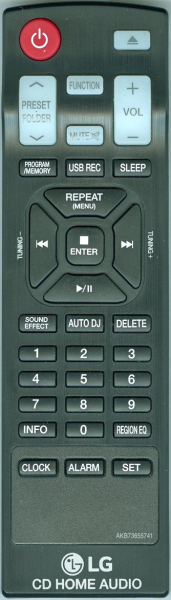Replacement remote for LG CM4630 CM4530 CM4430 CM4330