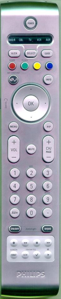 Replacement remote for Philips 42PF9630A 42PF9630A37 50PF9630A 50PF9630A37