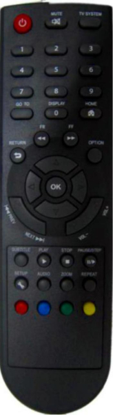 Replacement remote control for Woxter I-CUBE775