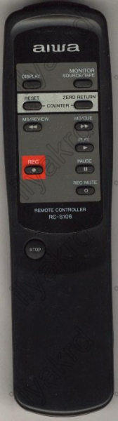 Replacement remote control for Aiwa RC-S105