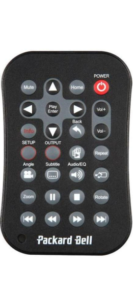 Replacement remote control for Packard Bell STUDIO SI