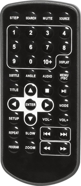 Replacement remote control for Best Buy EASY PLAYER-DVD DUAL