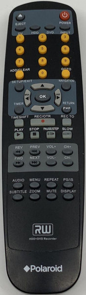 Replacement remote control for Polaroid DRM-2001G