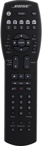 Replacement remote control for Bose DVDCD SYSTEM WITH HOME THEATRE