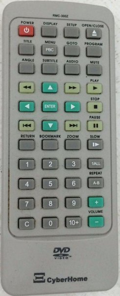 Replacement remote control for Cyberhome CH-LDV712