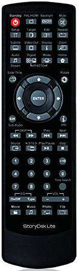 Replacement remote control for Storex STORYDISK