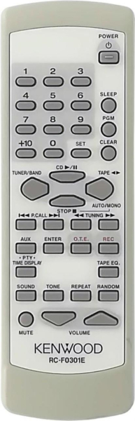 Replacement remote control for Kenwood RXD-M35