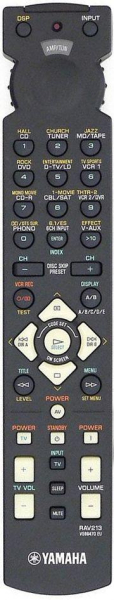 Erstatnings-fjernbetjening til  Yamaha DSP-AX620