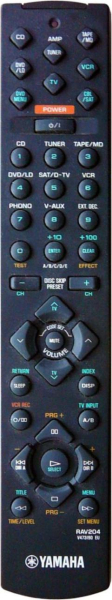 Replacement remote control for Yamaha RX-V357