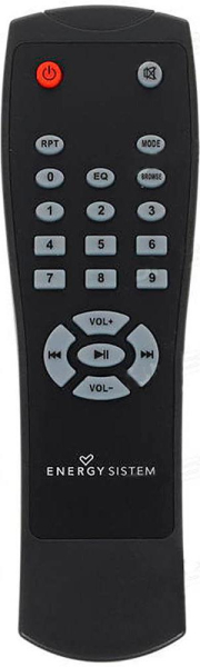 Replacement remote control for Energy Sistem TOWER5