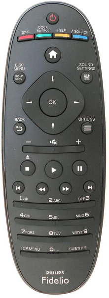 Replacement remote control for Philips HTB9150