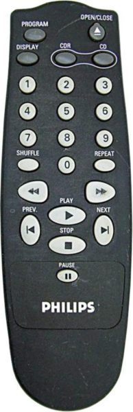 Replacement remote for Philips CDR560BK CDR560BK98 CDR560BK99 CDR760 CDR760/17