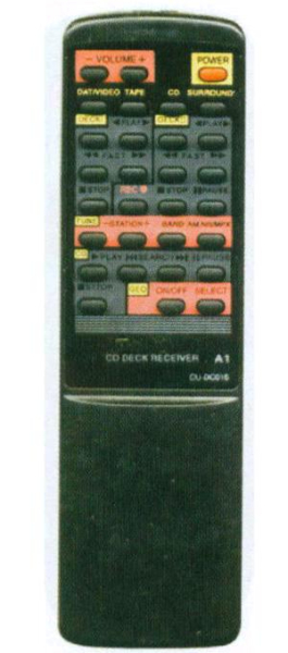 Replacement remote control for Pioneer CU-DC020