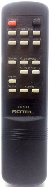 Replacement remote control for Rotel RSP-980