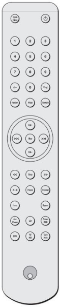 Replacement remote control for Cambridge Audio AZUR640A-V1